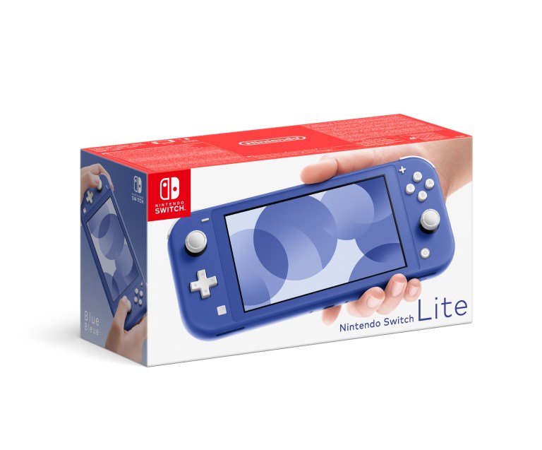 Blå Nintendo Switch Lite lanseres nå i Mai
