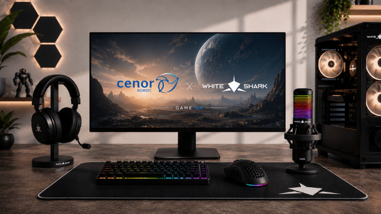 White Shark Gaming satser i Norden gjennom Cenor