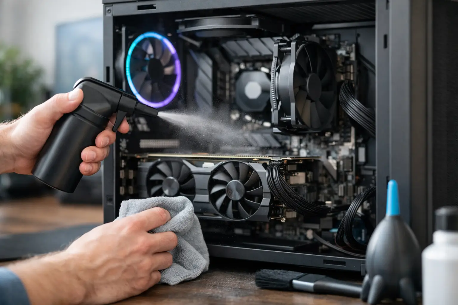Hvordan rense gaming-PC uten å skade delene